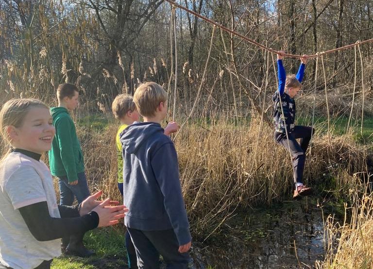 Outdoor vaderdag, boogschieten